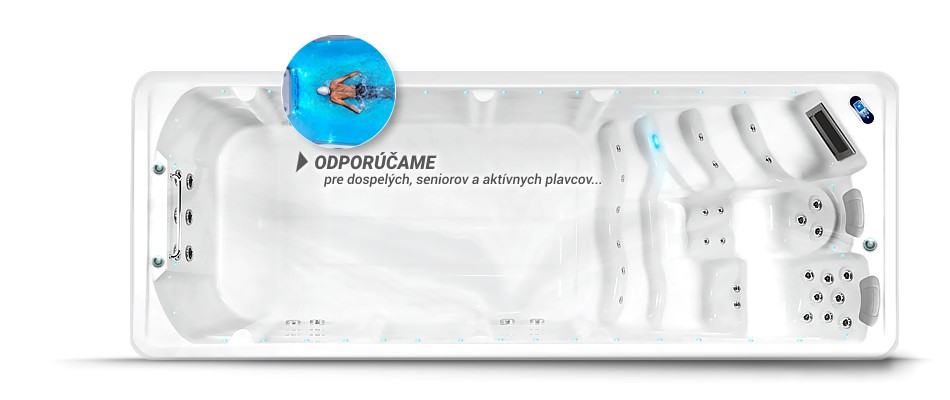 SWIM SPA Octopus pre dospelých, seniorov a aktívnych plavcov od predajcu SPA-Studio® v Bratislave