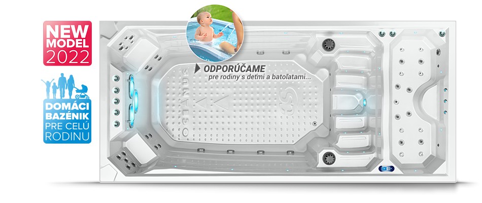 Bazén s protiprúdom Oceanus pre rodiny s deťmi od predajcu SPA-Studio® v Bratislave