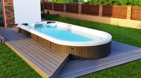 Bazén s protiprúdom v kategórií SWIM SPA od SPA-Studia® je ideálnou voľbou pre tých, ktorí chcú relaxovať a športovať súčasne v jednom kombinovanom zariadení.